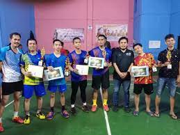Kasat Lantas Polres Gowa Sabet Gelar Juara Bulutangkis Kalegowa Cup