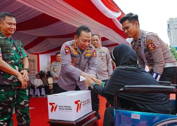 Peringati Bhayangkara ke-77, Kapolri Gelar Baksos dan  Ingin Polri Selalu Bersama Masyarakat