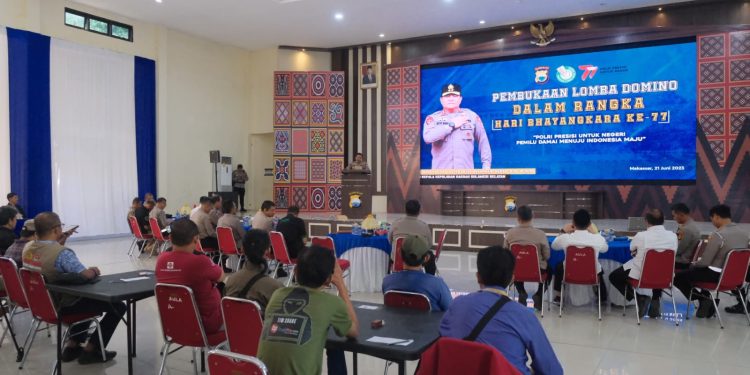 Sambut Hari Bhayangkara Ke-77, Polda Sulsel Gelar Lomba Domino Untuk Jurnalis se Sulawesi Selatan