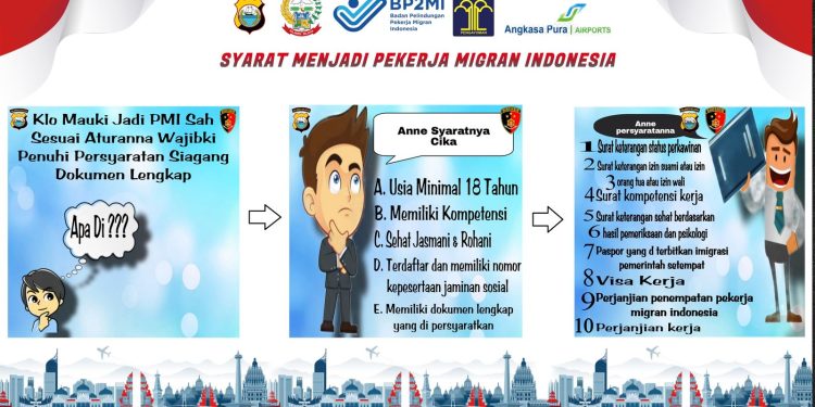 SATGAS TPPO POLDA SULSEL Sampaikan Persyaratan Jadi Pekerja Migran Yang Sah