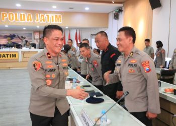 Wakapolda Jatim Sambut Peserta PKDN Sespimti Polri Dikreg ke-32 TA 2023 di Jawa Timur