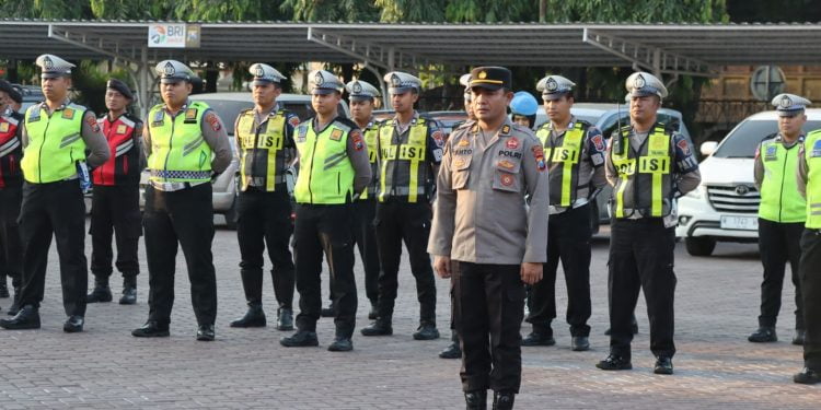 Wujudkan Situasi Kondusif, Kapolres Pasuruan Pimpin Pengamanan Pengesahan Calon Warga Baru PSHT