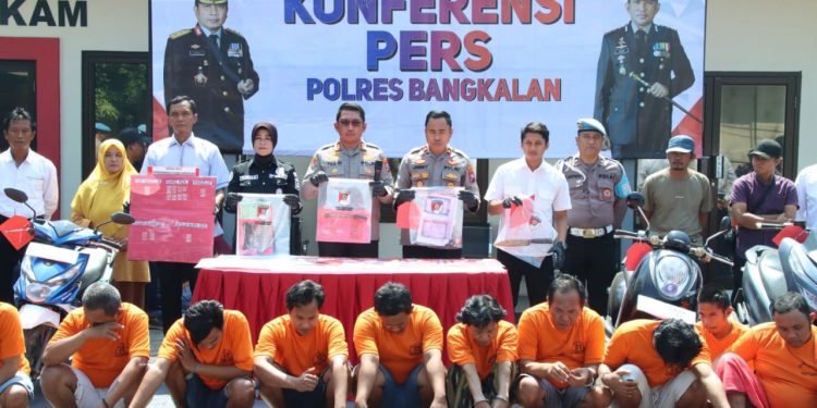 Harkamtibmas, Polisi Berhasil Ungkap Belasan Kasus di Bangkalan Selama Sebulan