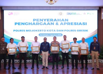 Polres Gresik Berhasil Ungkap Pencurian Kabel Listrik, GM PLN Jatim Beri Penghargaan