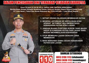 Kapolres Situbondo Himbau Masyarakat Ikut Berpartisipasi Cegah Kebakaran Hutan