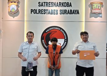 Polrestabes Surabaya Berhasil Amankan Penjual Sabu Paket Hemat di Simokerto