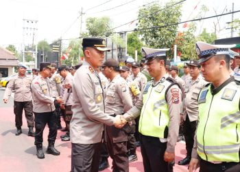 Kapolres Jombang Apresiasi Personel Gabungan, Pengamanan Habib Umar bin Hafids Berjalan Kondusif