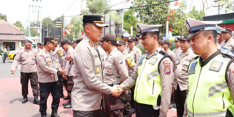 Kapolres Jombang Apresiasi Personel Gabungan, Pengamanan Habib Umar bin Hafids Berjalan Kondusif