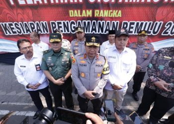 Polda Jatim Gelar Sispamkota, Buktikan Polri Siap Kawal Pemilu 2024