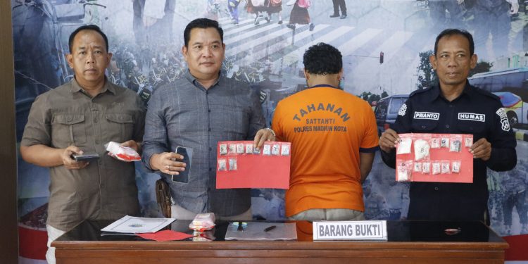 Operasi Tumpas Narkoba Semeru 2023, Polres Madiun Kota Amankan Tersangka Pengedar Sabu