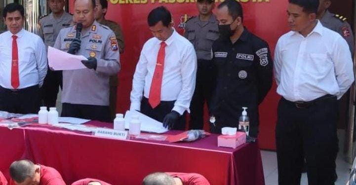 Polres Pasuruan Kota Ungkap Peredaran Narkoba, Empat Tersangka Berhasil Diamankan