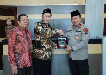 Polda Jatim Silaturahmi dengan PW Muhammadiyah Jatim Perkuat Sinergitas Demi Terjaganya Kamtibmas Kondusif