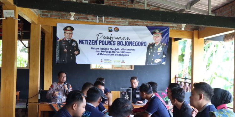 Sinegitas Polres Bojonegoro Bersama Netizen Cegah Hoaks Pada Pemilu 2024