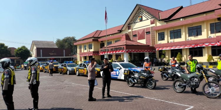 Polres Pasuruan Gelar Simulasi Sispamkota Menjelang Pemilu Tahun 2024