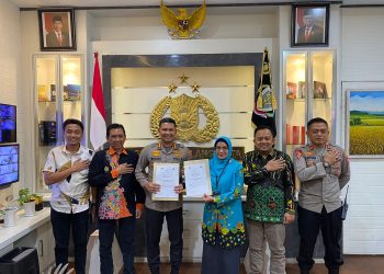 Tanda Tangani MOU Polresta Malang Kota Siap Hadirkan Pemilu Damai 2024