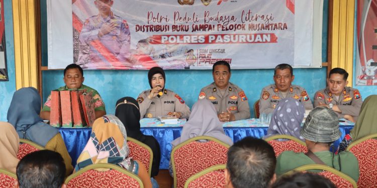 Polres Pasuruan Gelar Bakti Sosial Polri Peduli Budaya Literasi