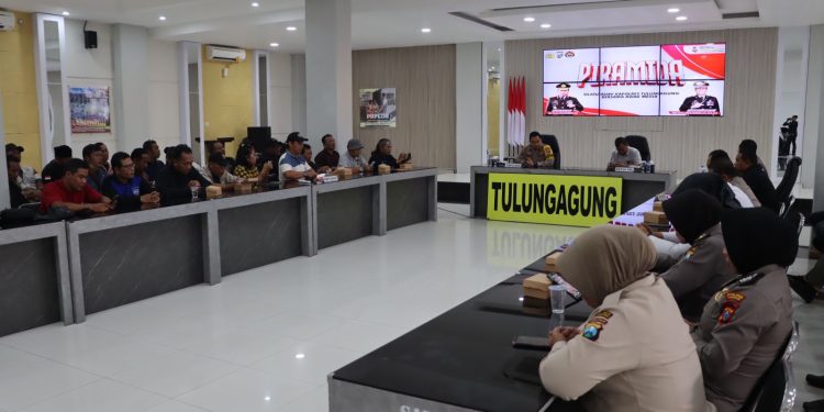 Polres Tulungagung Gandeng Media Tangkal Hoax Hadapi Pemilu 2024