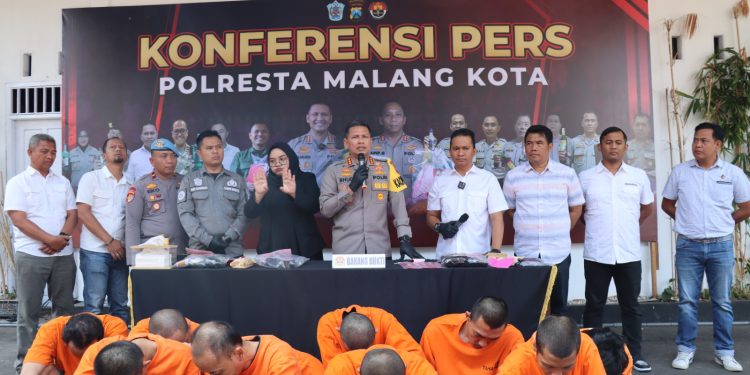 Polresta Malang Kota Ungkap Peredaran Narkoba Berhasil Amankan 26 Tersangka