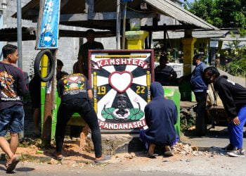 Sebanyak 30 Tugu Pencak Silat di Nganjuk Dibongkar Sukarela, Kapolres Nganjuk Beri Apresiasi