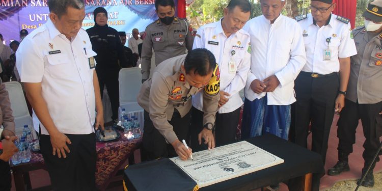 Antisipasi Dampak El Nino, Polres Sumenep Bangun Sumur Bor untuk Warga