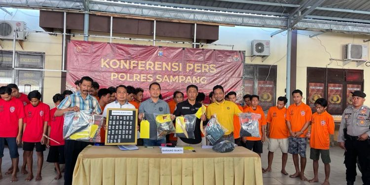 Polres Sampang Berhasil Amankan 21 Tersangka Penyalahgunaan Narkoba
