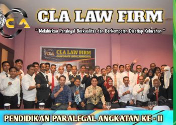 Puluhan Peserta Mengikuti Pendidikan Paralegal di CLA LAW FIRM