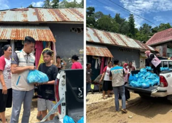 Tanggap dan Cepat, YBM PT PLN (Persero) UP3 Kendari Salurkan Bantuan Korban Banjir