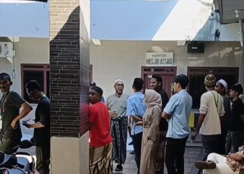 Semangat Berkurban Pemuda Syubban Masjid Assaid, Jalan Lombok Makassar Sulawesi Selatan
