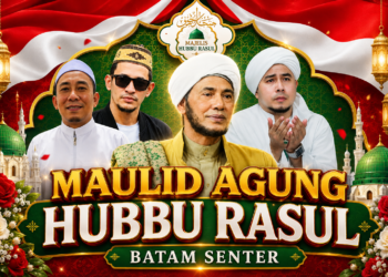 Semarak Maulid Nabi di Batam Center, Haji Rahmat: Bukan Sekadar Budaya, Tapi Momentum Meningkatkan Kecintaan kepada Rasulullah