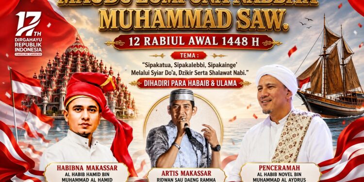 Majelis Shiratal Mustaqim Habibna Makassar Undang Ummat Islam Hadiri Maulid Nabi 12 Rabiul Awal