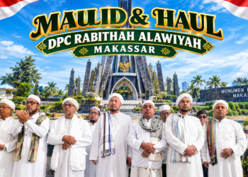 Prof. Habib Muhammad Alhamid Lantik Ketua dan Pengurus DPC Rabithah Alawiyah Makassar