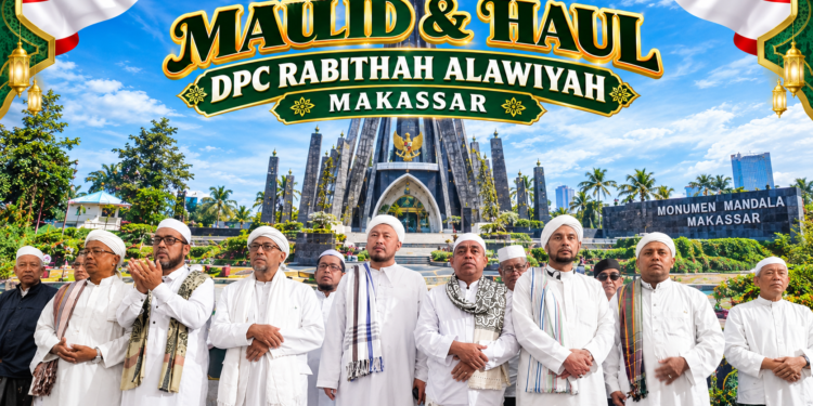Prof. Habib Muhammad Alhamid Lantik Ketua dan Pengurus DPC Rabithah Alawiyah Makassar