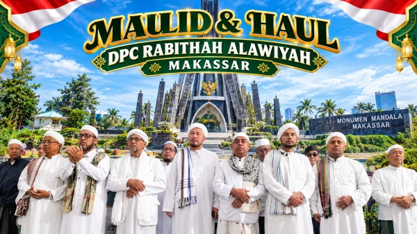 Prof. Habib Muhammad Alhamid Lantik Ketua dan Pengurus DPC Rabithah Alawiyah Makassar
